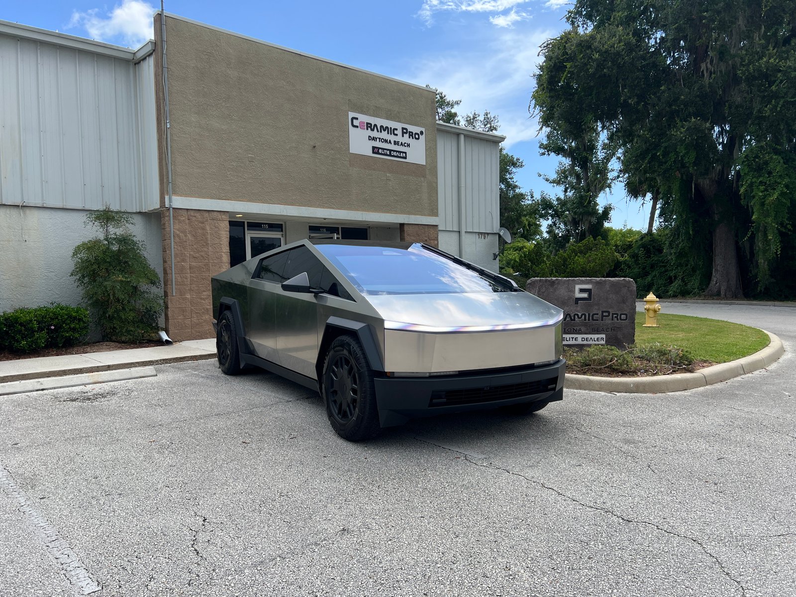 Tesla Cyber Truck Tint in Daytona